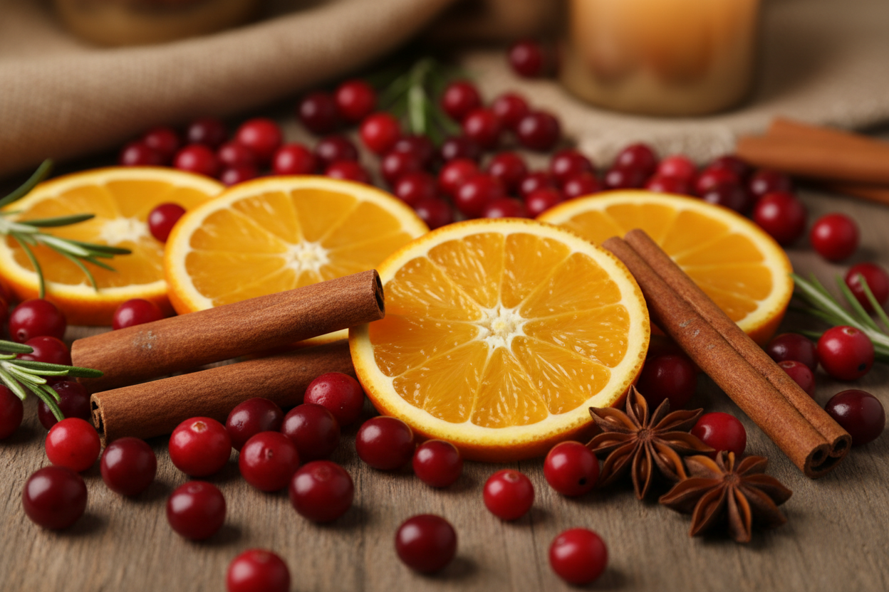 Cranberry, Orange and Cinnamon